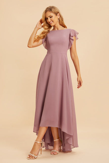 Robe Demoiselle D'Honneur Trapèze Fluidité Élégante - gallery 3