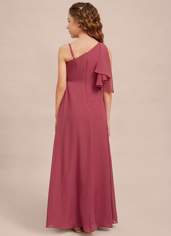 Robe Demoiselle D'Honneur Flamme Framboise - gallery 7