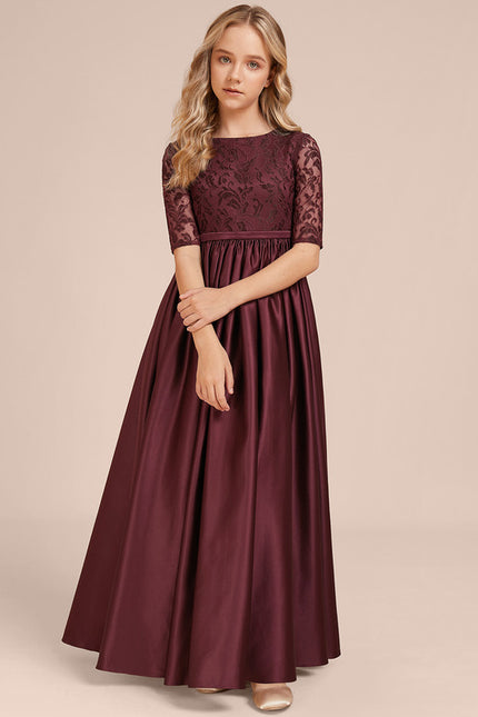 Robe Demoiselle D'Honneur Dentelle Longue