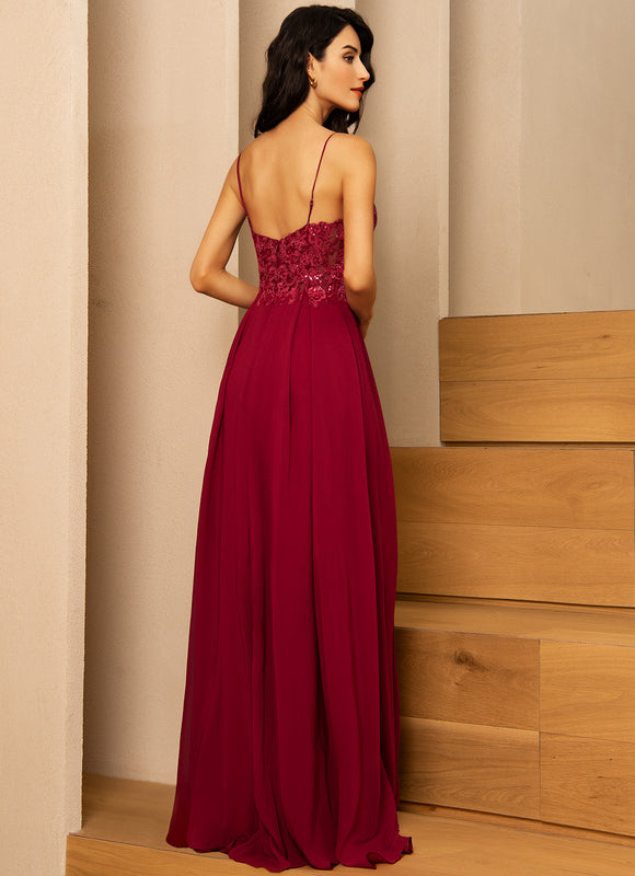 Robe Demoiselle D'Honneur Éclatante Chic - gallery 1