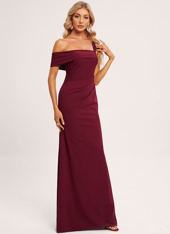 Robe Demoiselle D'Honneur Bordeaux Moderne - gallery 3