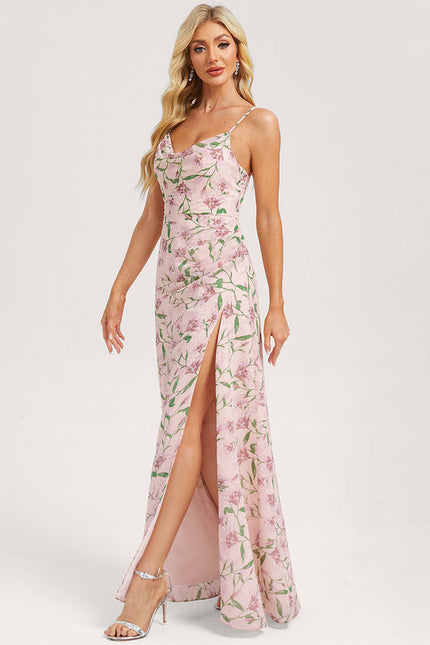 Robe Longue Fluide Demoiselle D'Honneur - gallery 1