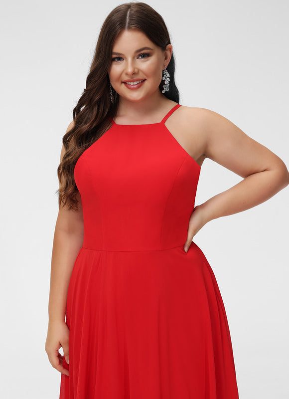 Robe Demoiselle D'Honneur Longue Beige Élégante - gallery 7