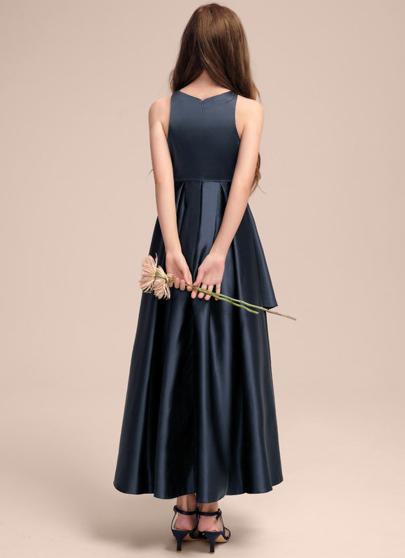 Robe Demoiselle D'Honneur Satin Éclat - gallery 3