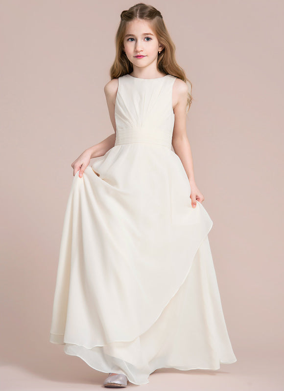 Robe Demoiselle D'Honneur Volante Prune - gallery 1