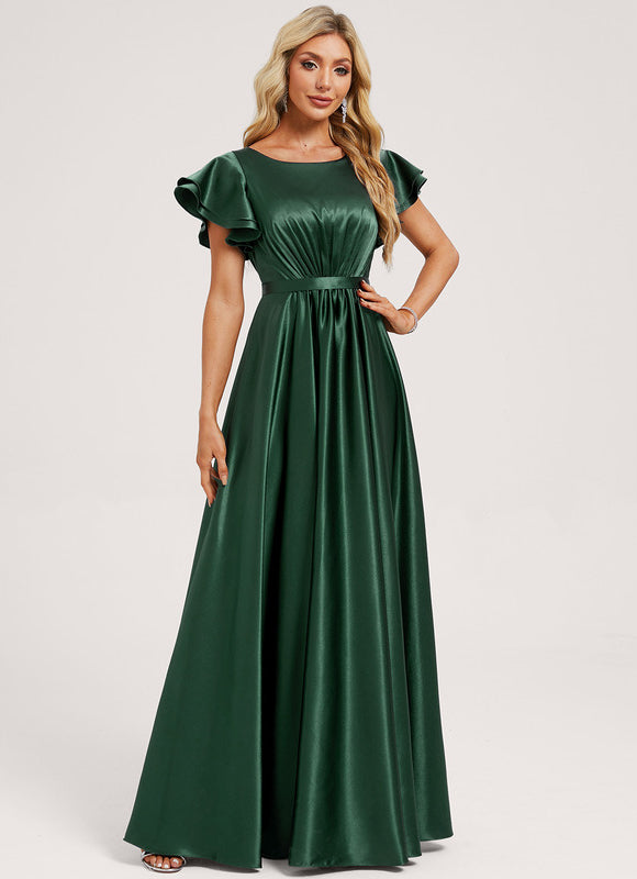 Robe Demoiselle D'Honneur Véritable Raffinement Vert - gallery 1