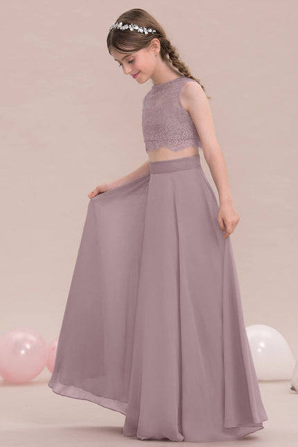 Robe Demoiselle D'Honneur Élégante Enfantine - gallery 3