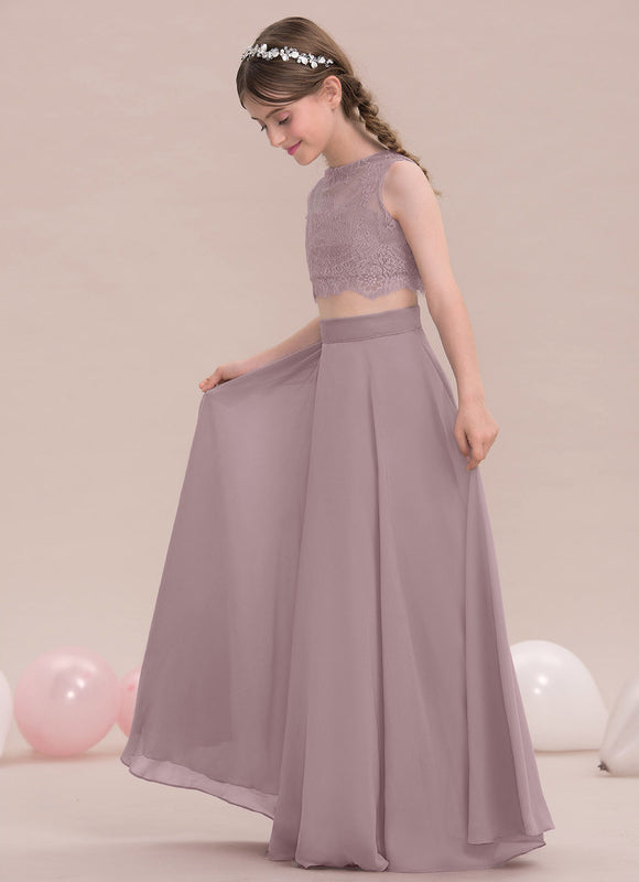 Robe Demoiselle D'Honneur Élégante Enfantine - gallery 3