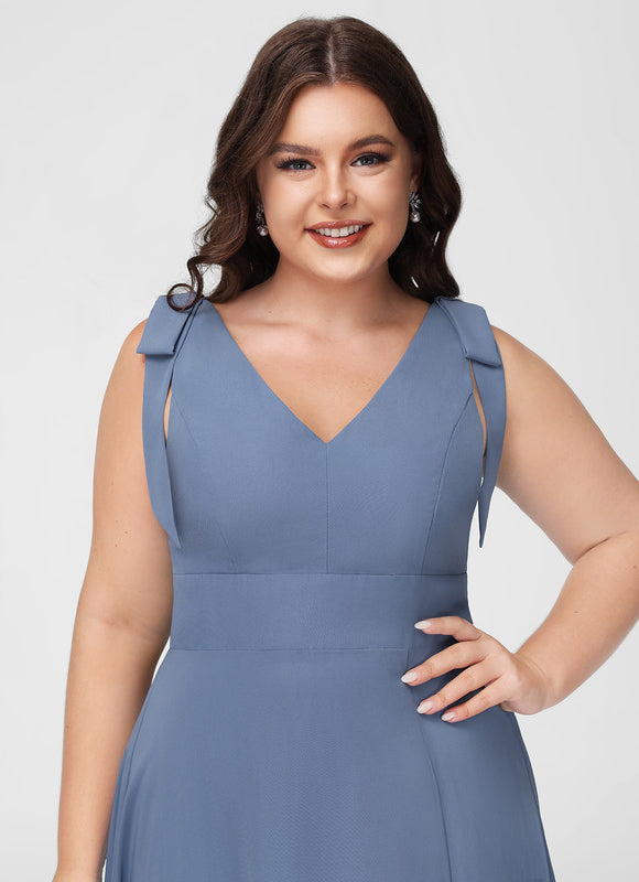 Robe Demoiselle D'Honneur Chiffon Élégante - gallery 9