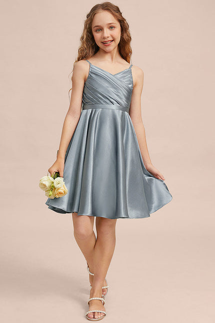 Robe Demoiselle D'Honneur Élégante Azur - gallery 2