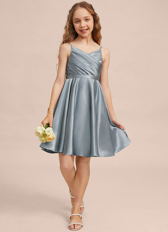 Robe Demoiselle D'Honneur Élégante Azur - gallery 2