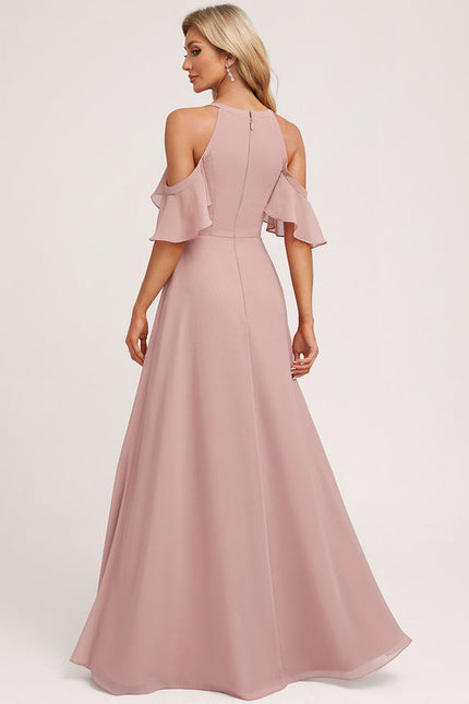 Robe Demoiselle D'Honneur Fluide Ciel - gallery 1