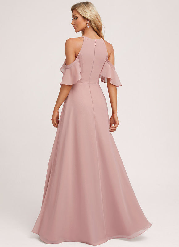 Robe Demoiselle D'Honneur Fluide Ciel - gallery 1