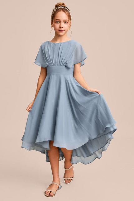 Robe Demoiselle D'Honneur Nuit Marine Fluide - gallery 1