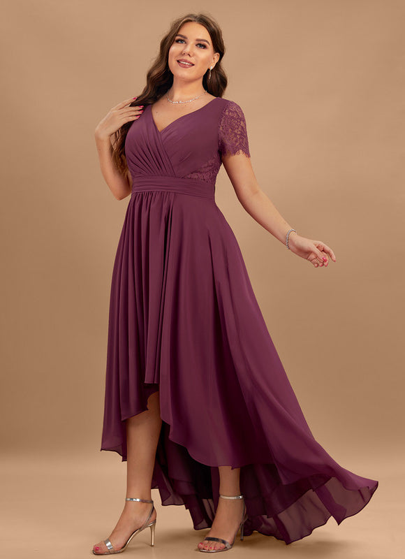 Robe Demoiselle D'Honneur Dentelle Marine - gallery 6