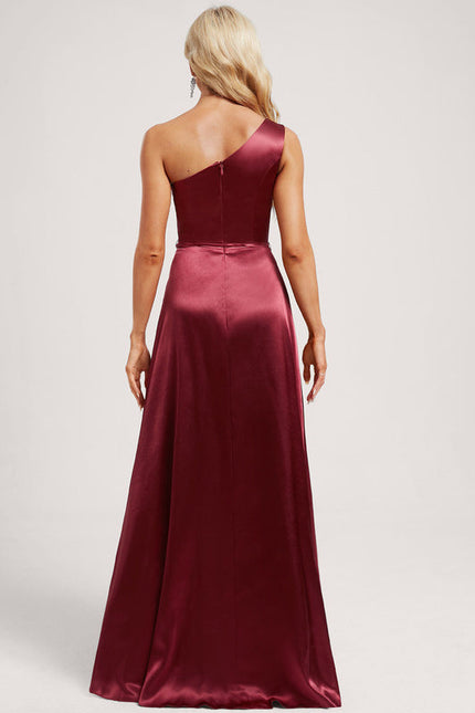 Robe Demoiselle D'Honneur Fluide Argentée - gallery 4