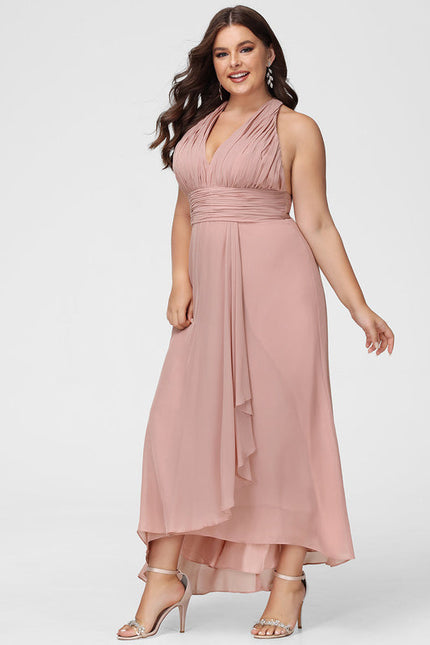 Robe Demoiselle D'Honneur Mousseline Aérienne - gallery 7