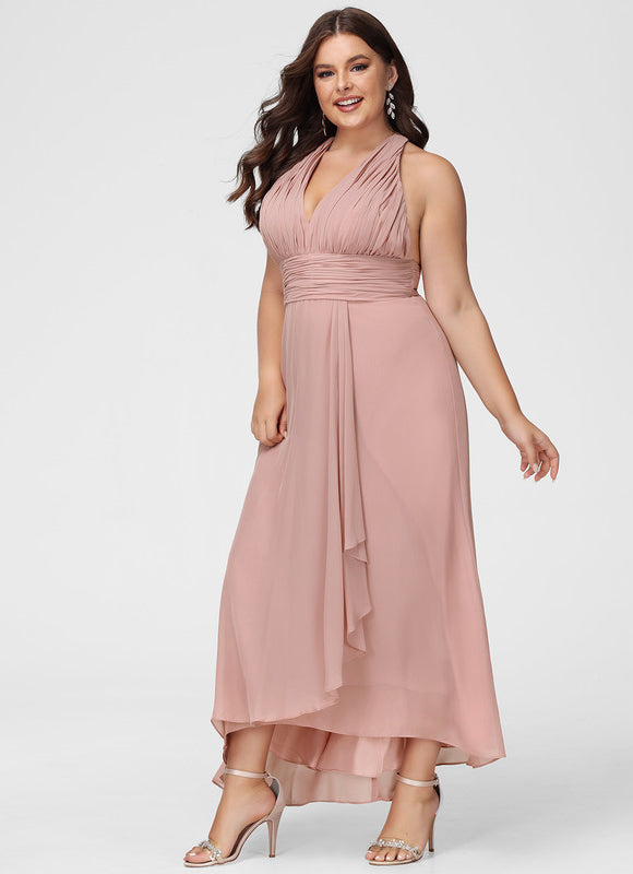 Robe Demoiselle D'Honneur Mousseline Aérienne - gallery 7