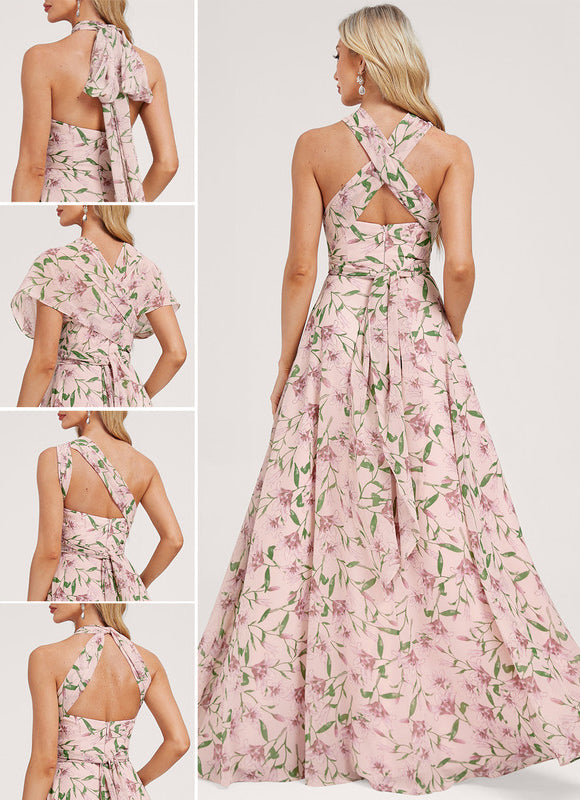 Robe Demoiselle D'Honneur Asymétrique - gallery 1