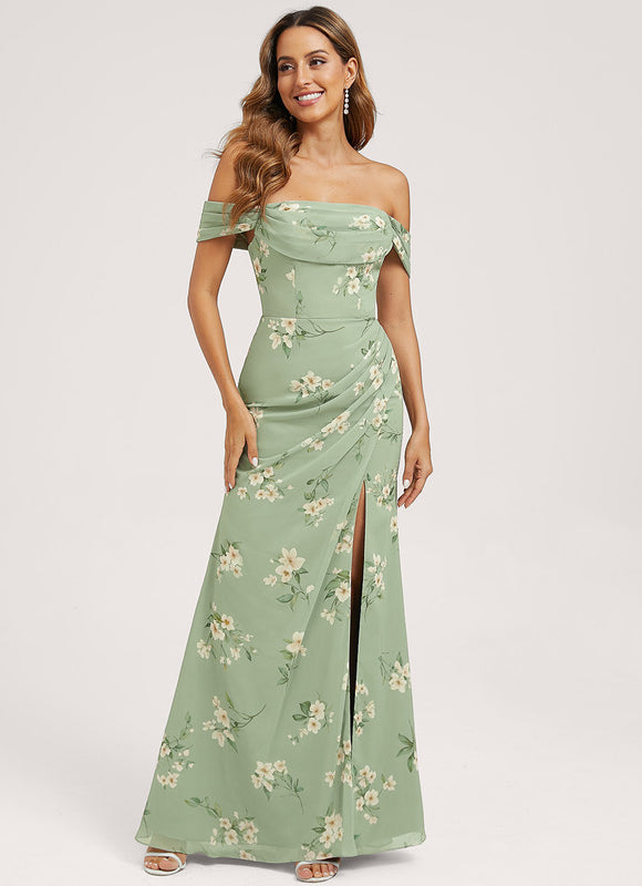 Robe Demoiselle D'Honneur Bordeaux Chic - gallery 1