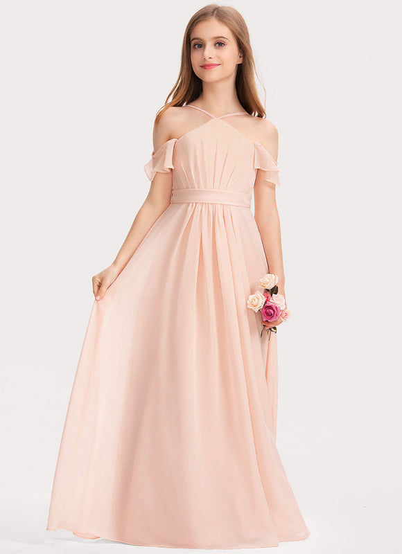 Robe Demoiselle D'Honneur Émeraude Flottante - gallery 4