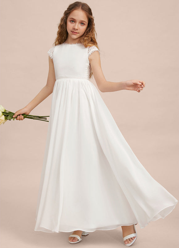 Robe Demoiselle D'Honneur Élégante Enfantine - gallery 2