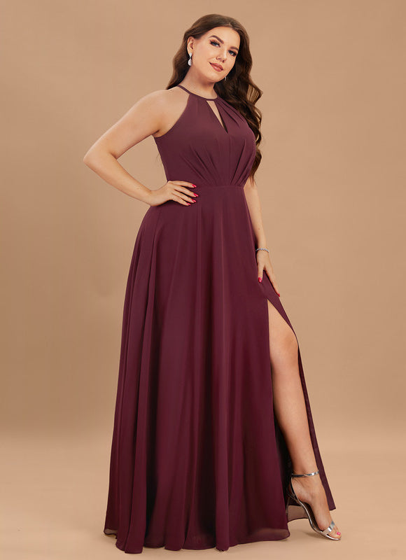 Robe Demoiselle D'Honneur Florale Légère - gallery 5