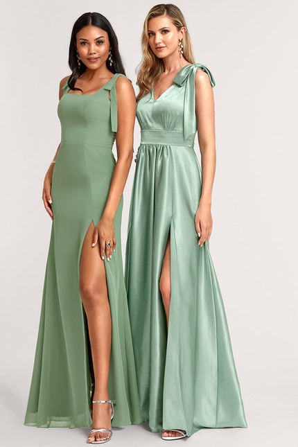 Robe Longue Pastel Demoiselle D'Honneur - gallery 5