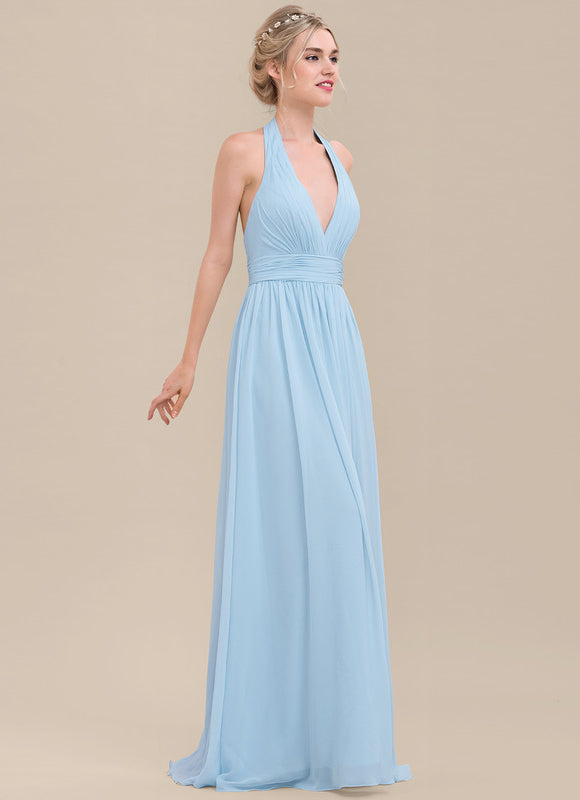 Robe Demoiselle D'Honneur Mousseline Éthérée - gallery 5