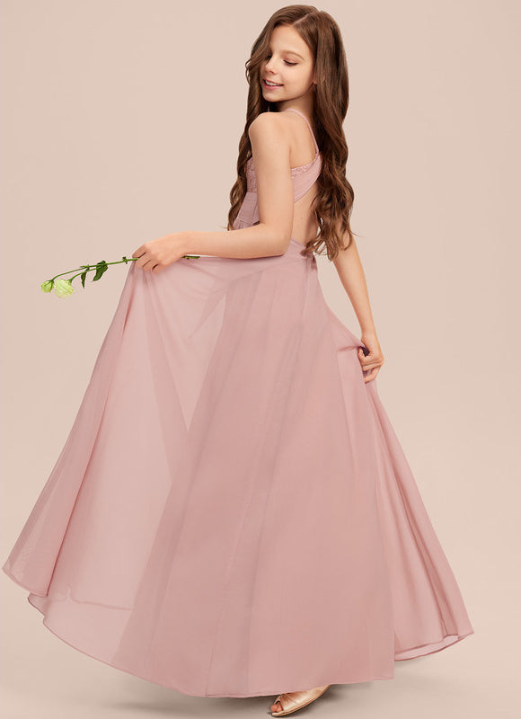 Robe Demoiselle D'Honneur Aquarelle Verte - gallery 2