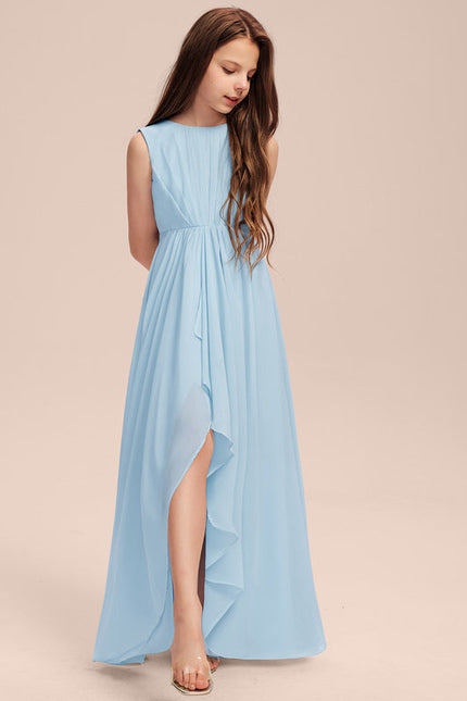Robe Demoiselle D'Honneur Volante Prune - gallery 4