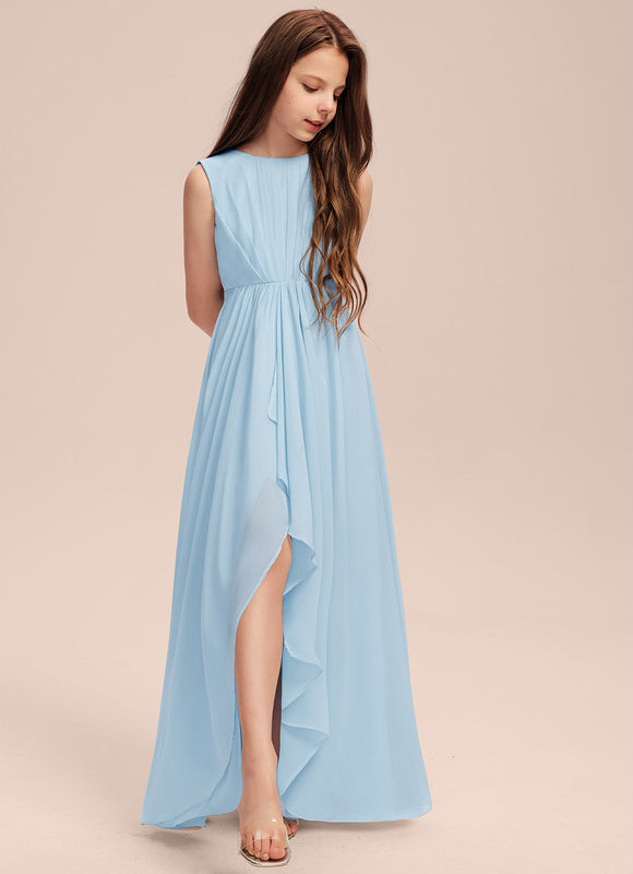 Robe Demoiselle D'Honneur Volante Prune - gallery 4