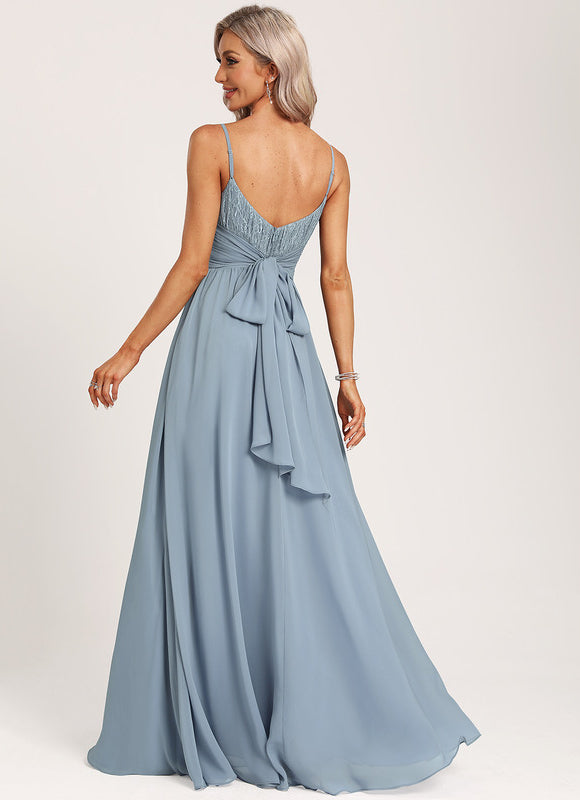 Robe Demoiselle D'Honneur Mousse Poudrée - gallery 6