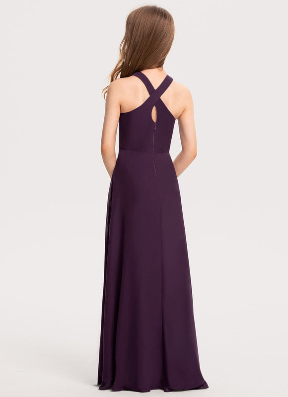 Robe Demoiselle D'Honneur Aquarelle Verte - gallery 1