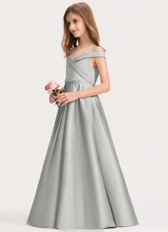 Robe Demoiselle D'Honneur Lueur Argentée - gallery 1