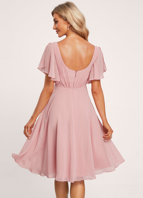 Robe Demoiselle D'Honneur Nuage Rosé - gallery 4