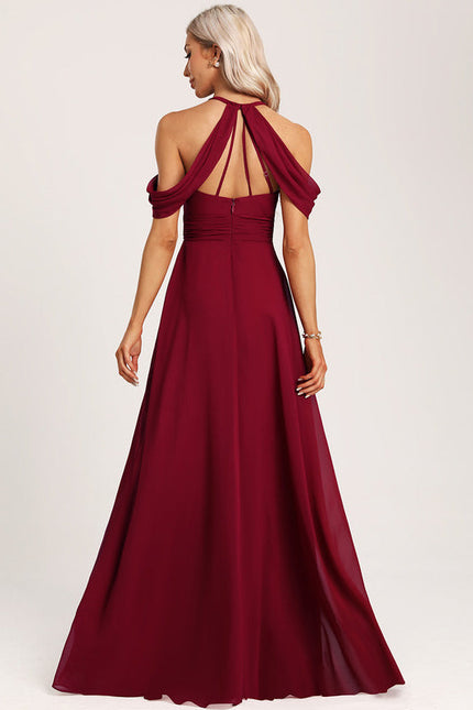 Robe Demoiselle D'Honneur Florale Légère - gallery 1