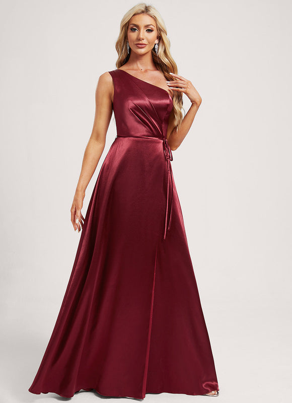 Robe Demoiselle D'Honneur Fluide Argentée - gallery 2