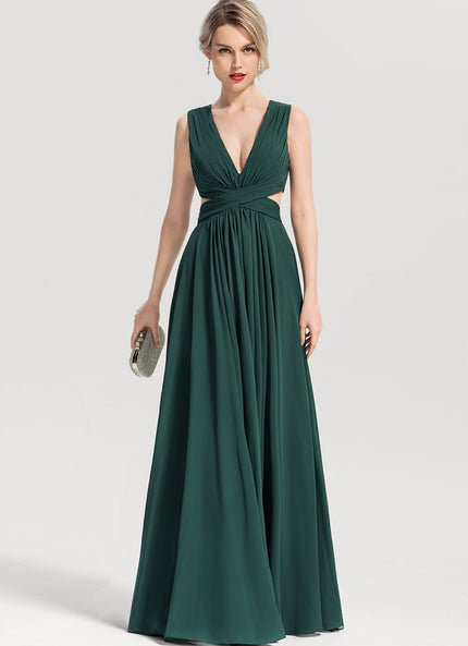 Robe Demoiselle D'Honneur Élégante Bordeaux