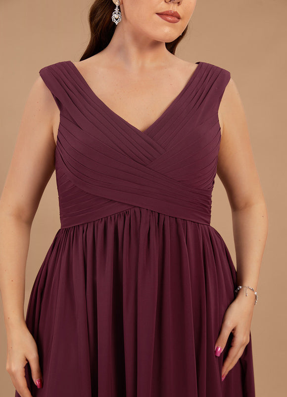 Robe Demoiselle D'Honneur Bordeaux Chic - gallery 6