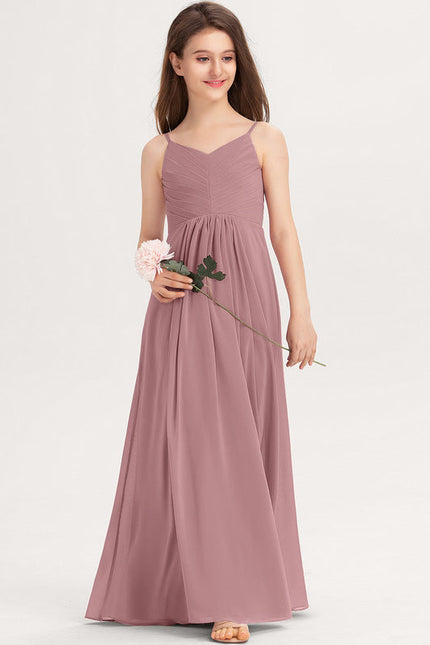 Robe Demoiselle D'Honneur Verte Éthérée - gallery 2