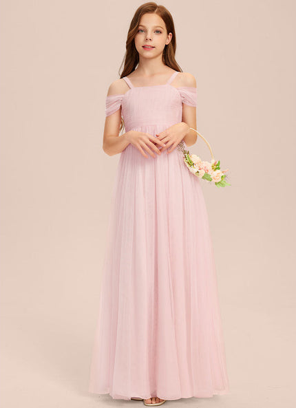 Robe Demoiselle D'Honneur Tulle Rose