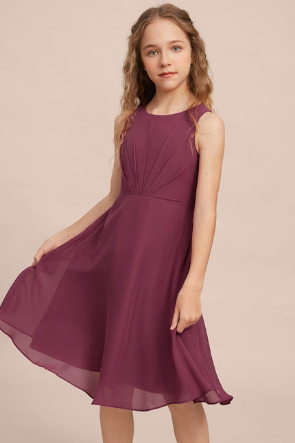 Robe Demoiselle D'Honneur Bleu Nuit Fluide - gallery 3