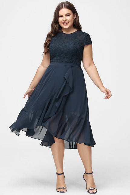 Robe Demoiselle D'Honneur Aérienne Indigo - gallery 8