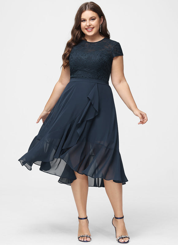 Robe Demoiselle D'Honneur Aérienne Indigo - gallery 8