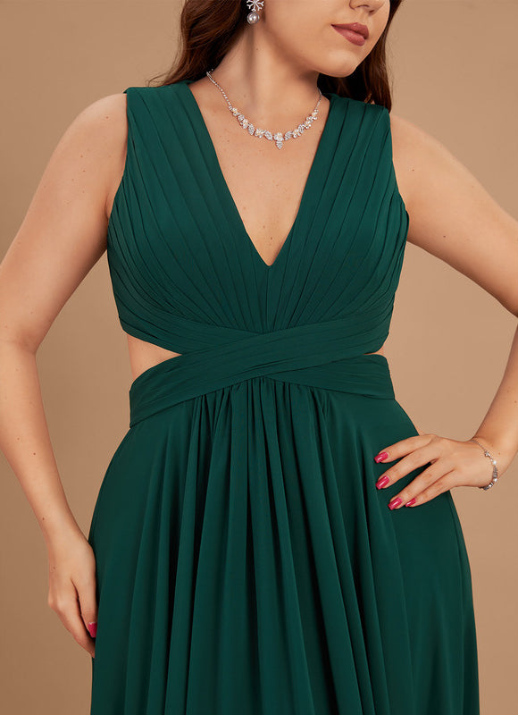 Robe Demoiselle D'Honneur Élégante Bordeaux - gallery 7