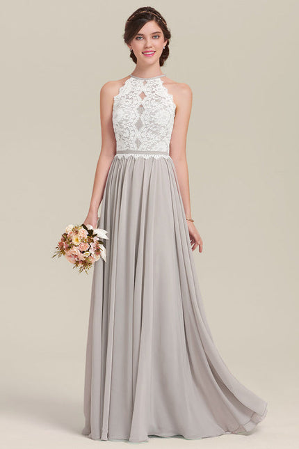 Robe Demoiselle D'Honneur Mousse Poudrée - gallery 7