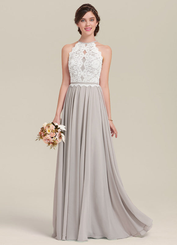 Robe Demoiselle D'Honneur Mousse Poudrée - gallery 7