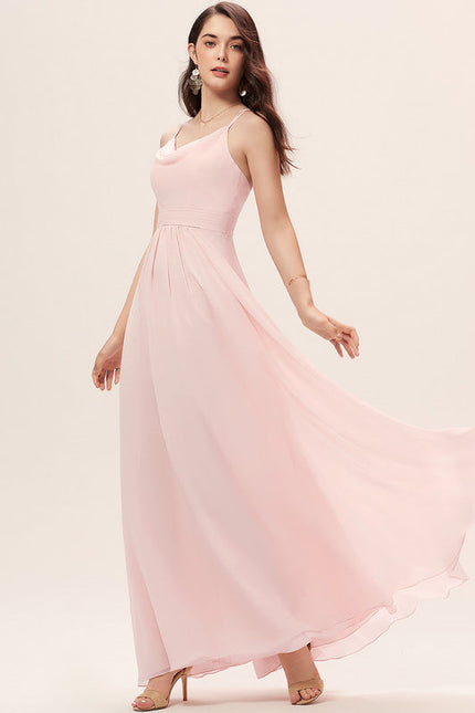 Robe Longue Fluide Demoiselle D'Honneur - gallery 2