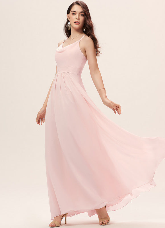 Robe Longue Fluide Demoiselle D'Honneur - gallery 2